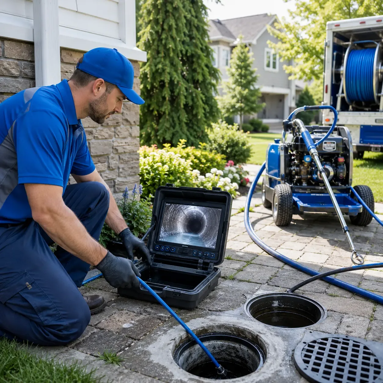 Outdoor drain cleaning professionals serving Drury, MA